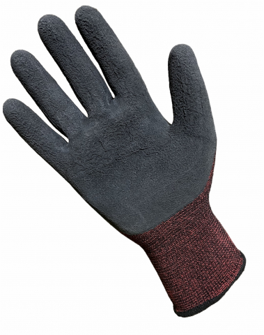 Set 12 perechi Manusi de lucru de protectie marimea L, elastice, 2557 visinii [1]