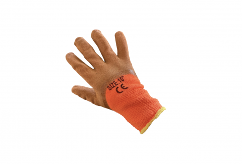 Echipamente protectie - Set 12 perechi manusi de lucru groase, marimea L, AVI-4572