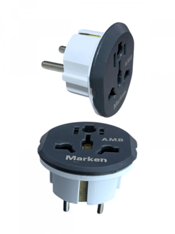 Iluminat & Electrice - Set 2 buc adaptor electric, UK la EU model KT-168, 10-16A, AVI-4802