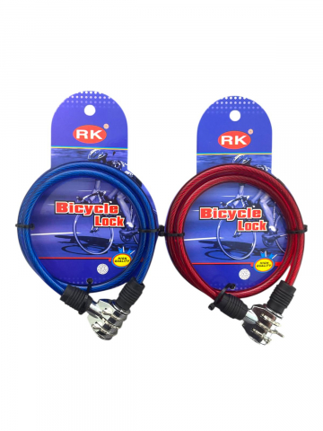 Antifurt bicicleta - Set 2 buc antifurt bicicleta cu cifru, 60cm, AVI-66