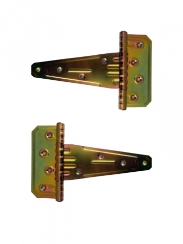 Materiale de constructii - Set 2 buc balamale aurii subtiri, 6" - 15cm, AVI-3468