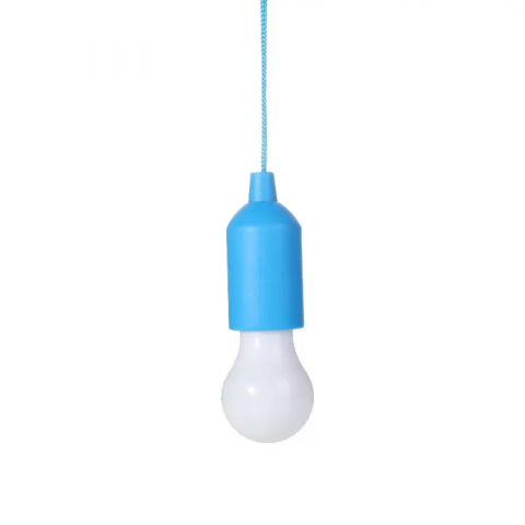 Set 2 buc bec LED cu baterii, portabile, pentru camping, terasa, ornamental, albastru, AVI-4655 [4]