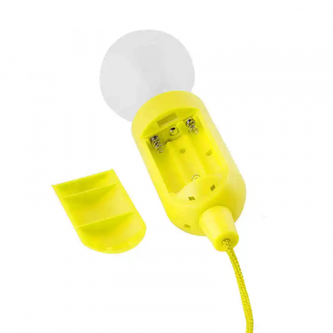 Set 2 buc bec LED cu baterii, portabile, pentru camping, terasa, ornamental, galben, AVI-4655 [5]