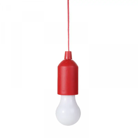 Set 2 buc bec LED cu baterii, portabile, pentru camping, terasa, ornamental, rosu, AVI-4655 [5]