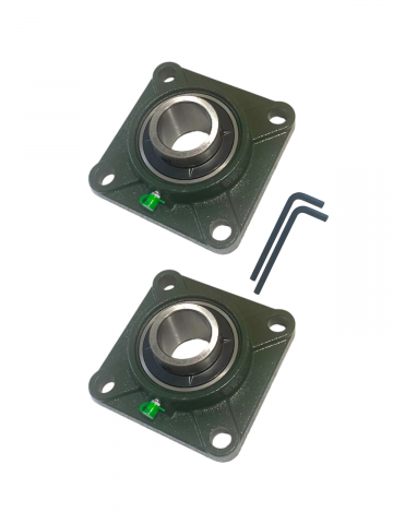 Scule profesionale pentru reparatii auto - Set 2 buc lagare cu rulmenti UCF 208, Ø40mm (interior), AVI-3613