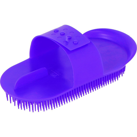 Set 2 buc perie plastic manusa pentru curatat blana animalelor, 18 x 9 cm, AVI-4445 [1]