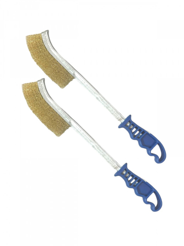 Accesorii polizare si slefuire - Set 2 buc perii de sarma cu maner lung, lungime totala 35cm, AVI-3933