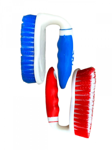 Maturi, Mopuri si galeti - Set 2 buc perii din plastic mari pentru frecat, 15 x 7 cm, AVI-1264