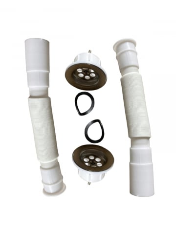 Set 2 buc racord flexibil scurgere 40mm, AVI-3722 [0]