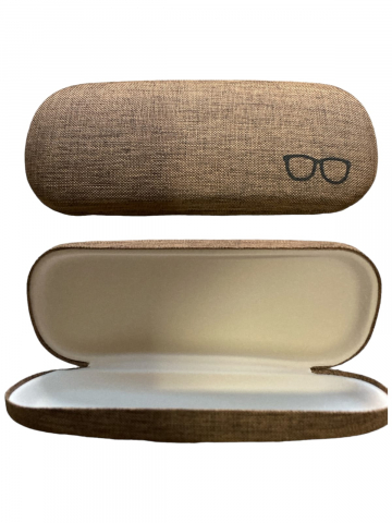 Casa - Set 2 buc toc pentru ochelari 16cm x 6cm, AVI-3725, maro