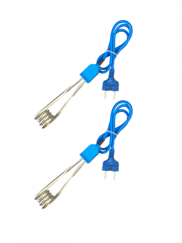 Bucatarie - Set 2 fierbatoare electrice tip termoplonjon, 12cm, albastru, AVI-1459