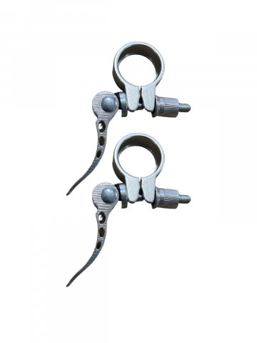 Tije si coliere sa - Set 2 inele prindere rapida sa bicicleta, 28.6mm, AVI-3142