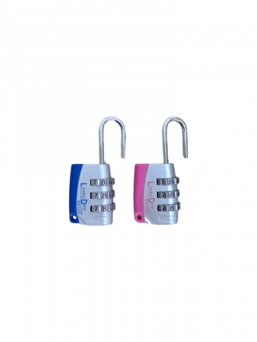 Lacate - Set 2 lacate cu cifru 55 x 25mm, AVI-2255
