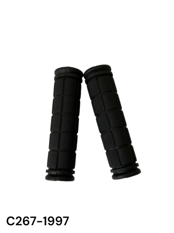 Set 2 mansoane silicon pentru manere biciclete, AVI-1997, negru [3]