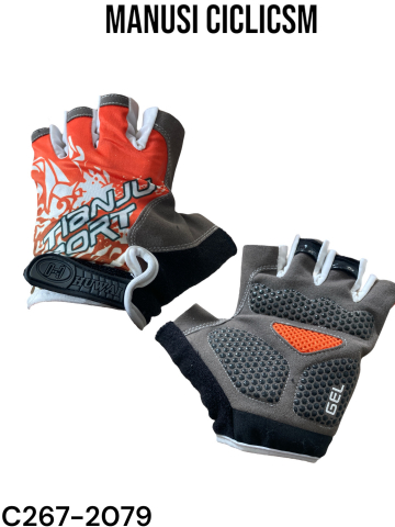 Set 2 perechi manusi pentru biciclisti, puncte gel, BM3, AVI-2079 [3]