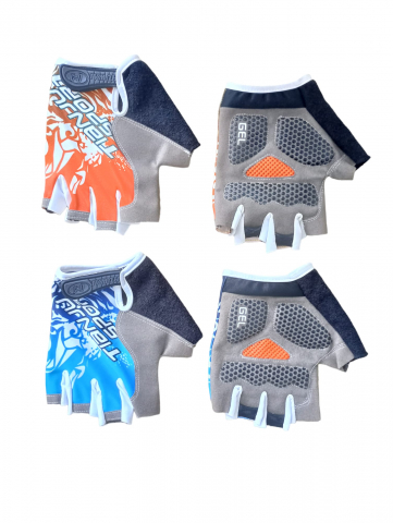 Accesorii si piese de schimb biciclete - Set 2 perechi manusi pentru biciclisti, puncte gel, BM3, AVI-2079