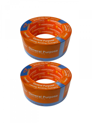 Birotica & Papetarie - Set 2 role banda premium de mascare 48mm x 45m highpower albastra, protectie la vopsire, indepartare fara urme in 30 de zile, AVI-4135