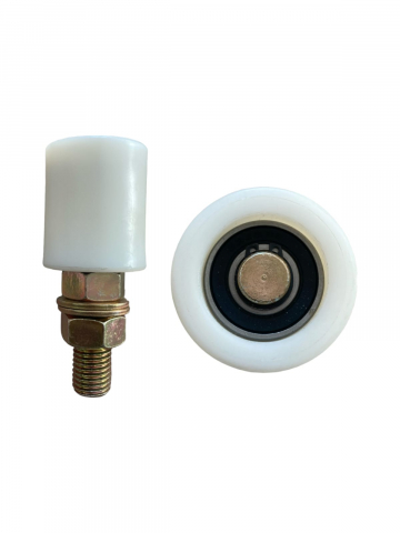 Materiale de constructii - Set 2 role ghidaj din plastic cu rulment, Ø50mm, inaltime rola 60mm, AVI-1310