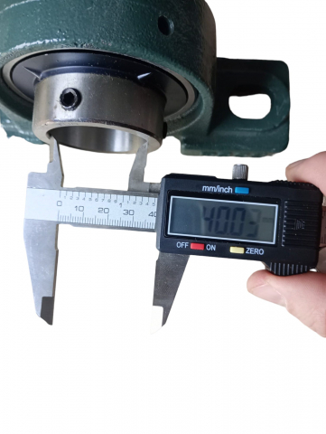 Set 2buc lagare cu rulmenti P208, diametru interior 40mm, AVI-2216 [2]