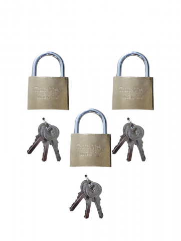 Materiale de constructii - Set 3 buc lacat 38mm, AVI-135