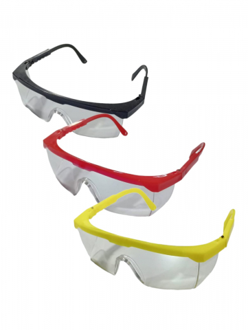 Echipamente protectie - Set 3 perechi ochelari de protectie, reglabili, lentile incolore, AVI-2529