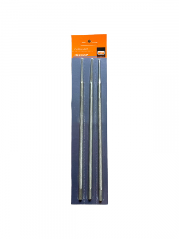 Accesorii fierastraie cu lant - Set 3 pile 4.8mm pentru ascutit lantul de drujba, AVI-555