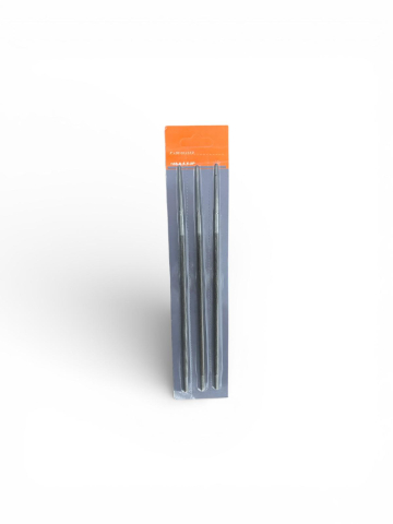 Gradina - Gradinarit - Set 3 pile pentru ascuțit lanț drujbă AVI® 5.5 mm, lungime 200 mm, AVI-5351