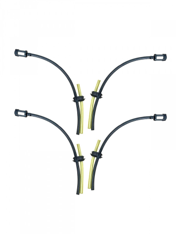 Gradina - Gradinarit - Set 4 buc furtun combustibil motocoasa premium cu filtru, AVI-1631