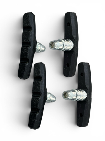 Frane bicicleta - Set 4 buc saboți frână bicicletă tip imbus, AVI®, 70 x 13.5 mm, pentru V-Brake, AVI-4877