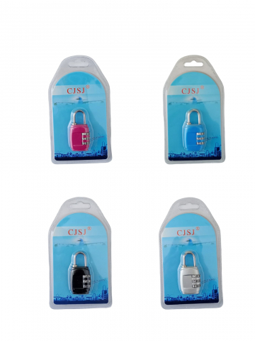 Materiale de constructii - Set 4 lacate cu cifru 60 x 32mm, AVI-2253