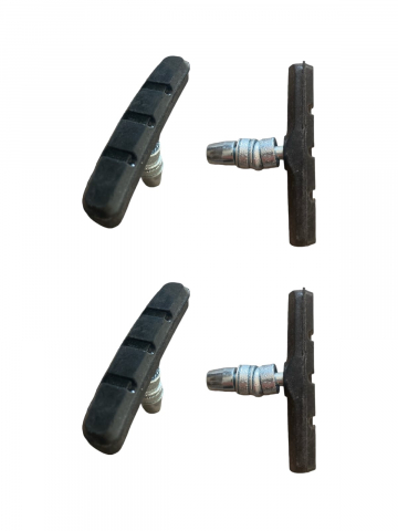 Accesorii si piese de schimb biciclete - Set 4 saboti imbus pentru frana bicicleta, AVI-3150