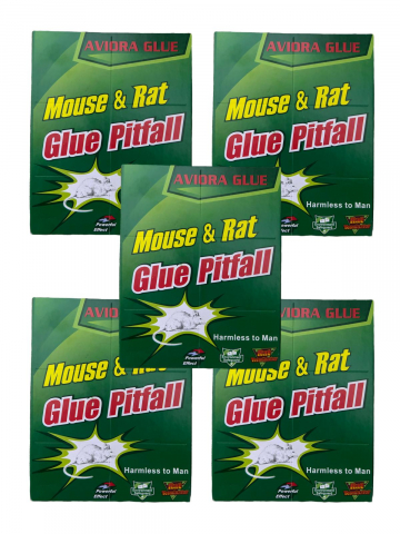 Gradina - Gradinarit - Set 5 buc capcana cu lipici pe carton pentru soareci, pliabile, tip carte, AVI-TS88