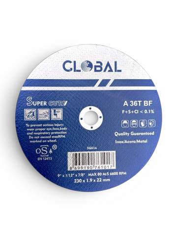 Bricolaj - Set 5 buc discuri tăiere metal și inox, AVI®, 230 x 1.9 x 22 mm, 6600 RPM, premium, pentru polizor unghiular, AVI-5375