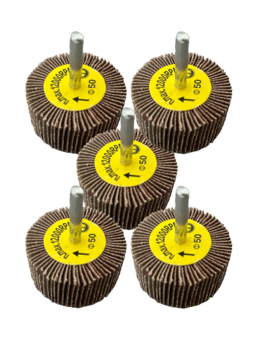 Bricolaj - Set 5 perii Ø50mm pentru bormasina, pentru curatat si slefuit, H 25mm, AVI-4275