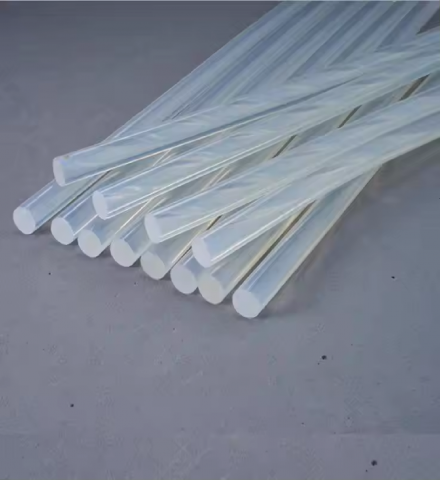 Accesorii pistoale de lipit - Set 130 baghete silicon - 1kg lipici cald Ø 7.2mm x 20cm, 102AA pentru pistol de lipit, AVI-4320