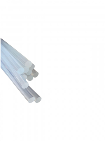 Set 130 baghete silicon - 1kg lipici cald Ø 7.2mm x 20cm, 109AA pentru pistol de lipit, AVI-4321 [1]