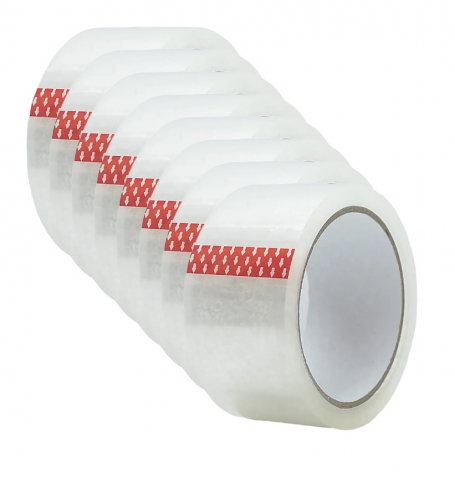 Birotica & Papetarie - Set 8 role banda scotch transparenta latime 48mm TS-1788