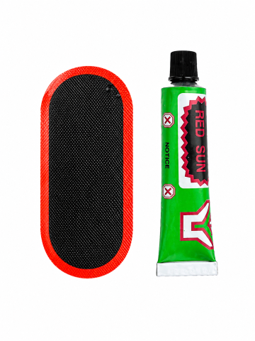 Accesorii si piese de schimb biciclete - Set 9 petice pentru vulcanizat, AVI®, 45 x 95 mm, cu adeziv inclus, RS009, AVI-36