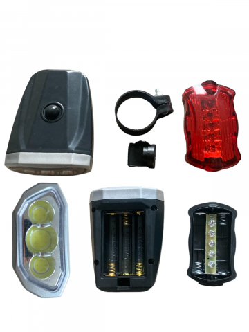 Set far si stop pentru bicicleta, LED, pe baterii AVI-3152 [1]