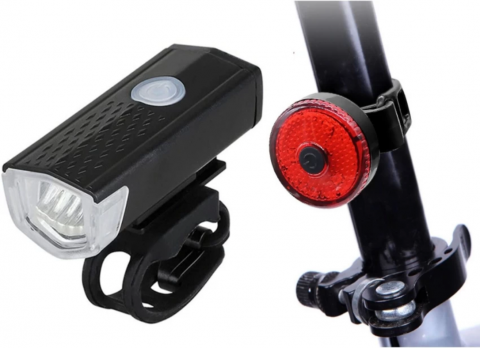 Set far + stop bicicleta, incarcare USB, SF-034, AVI-4030 [1]