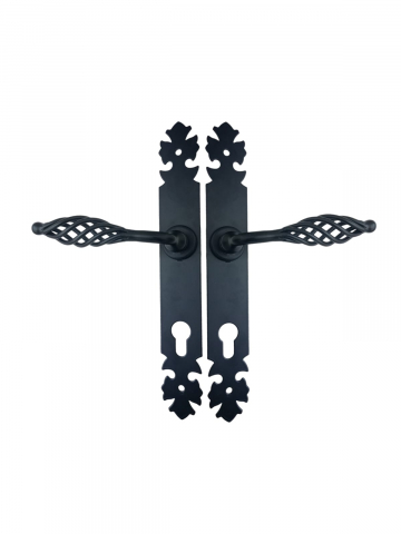 Manere usa - Set manere, cu silduri 29x4 cm, pentru porti sau usi P19, AVI-2641