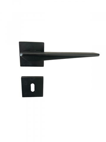 Manere usa - Set manere pentru usa interior, negru mat, model AVI-4294