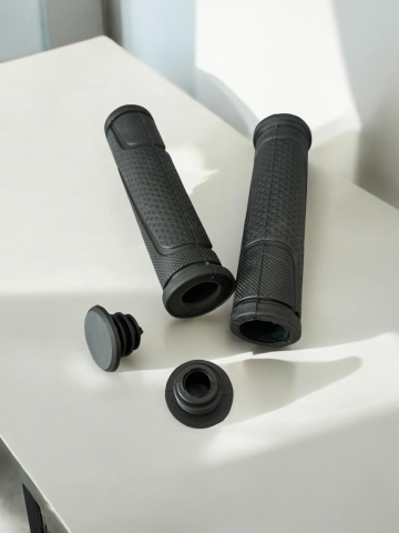 Set mansoane pentru bicicleta, silicon, 12.5 cm, negru, AVI-2780 [1]