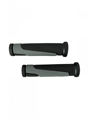 Accesorii si piese de schimb biciclete - Set mansoane silicon pentru manere bicicleta, negru - gri, AVI-4350