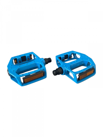 Pedale bicicleta - Set pedale pentru bicicleta, aluminiu, albastre, AVI-29