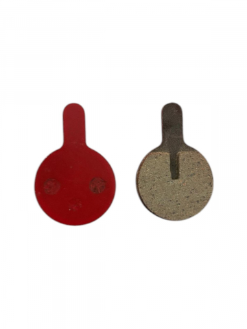 Accesorii si piese de schimb biciclete - Set placute de frana pentru bicicleta Ø22mm, rosu, AVI-3148