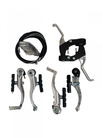 Frane bicicleta - Sistem complet de franare pentru biciclete de tip V-Brake, aluminiu complet, AVI-171