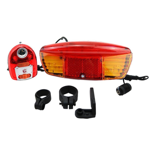 Lumini bicicleta - Sonerie cu Pozitie si Semnalizare (11 LED - 8 MELODII)