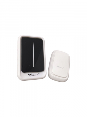 Sonerii electrice - Sonerie wireless cu raza mare de actiune, la priza, negru - alb, AVI-4467