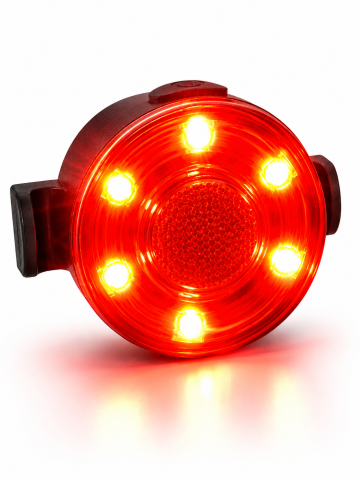 Accesorii si piese de schimb biciclete - Stop pentru bicicletă LED, AVI®, reîncărcabil USB-C, prindere rapidă, Ø40 mm, AVI-5475